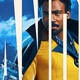 Detail from an extremely smooth character poster for Solo: A Star Wars Story